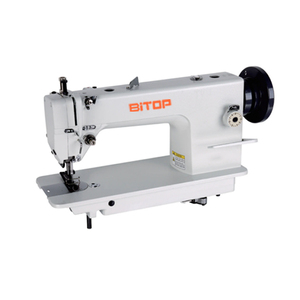 Machine à coudre industrielle robuste à point noué avec système d'alimentation intégré pour sacs, valises, coussins et articles en cuir - Product Image 1
