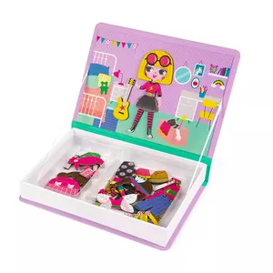 All'ingrosso Design personalizzato per bambini e ragazzi modello di azione di bambole Puzzle giocattolo occupato educativo libro magnetico per età 3 +