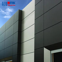 Panneau composite en aluminium avec revêtement PVDF ignifuge et écologique, design moderne, épaisseur 4 mm, revêtement mural ACM pour entrepôt