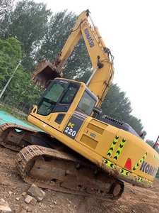 Pelles sur chenilles Komatsu PC200 PC78 Véhicules d'ingénierie d'occasion de haute qualité Poids en ordre de marche de 20 tonnes Godet 3M à bas prix - Product Image 6