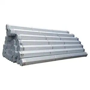 Fornitura di fabbrica tubo di costruzione ondulato GI zincato tondo tubo d'acciaio con il miglior prezzo