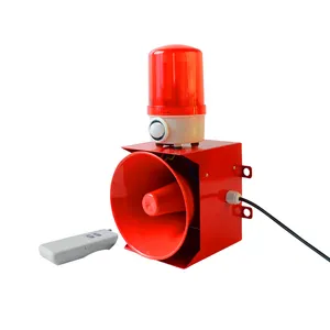Sirena estroboscópica de alarma de fuego de STSG-10Y, con luz parpadeante auditiva y despertador Visual para seguridad