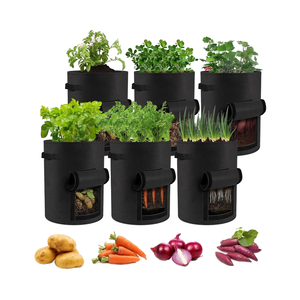 Bolsas de Cultivo de Patatas Transpirables Negras Duraderas de 10 Galones con Asas Reforzadas, Contenedores de Jardín de Tela No Tejida Ecológica - Product Image 1