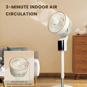 Ventilador de mesa de soporte eléctrico para el hogar de alta calidad con Control remoto inteligente Pedestal portátil Control mecánico de circulación de aire - Product Image 4