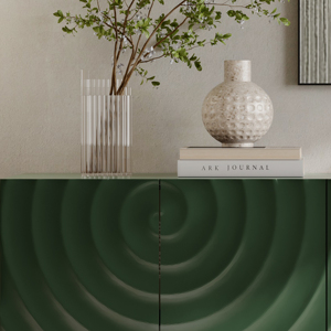 Phòng khách 59 "màu xanh lá cây giọng 4 cửa giữa thế kỷ hiện đại đựng thức ăn gỗ phương tiện truyền thông <span class=keywords><strong>sideboard</strong></span> Tự Chọn tủ cho phòng ăn - Product Image 6