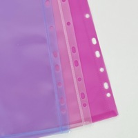 Pochettes de classement A4 en PP avec 11 trous pour classeur à 2/3/4 anneaux, fournitures scolaires et de bureau durables, impression personnalisée
