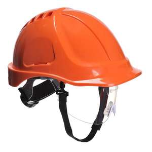 PORTWEST - PW54ORR Endurance Plus casco con visera naranja-CASCOS EAN 5036108260683 - Product Image 1