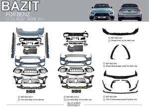 Kit de carrocería de rendimiento Aerokit Clase C W206 C63 S para BENZ - Product Image 2