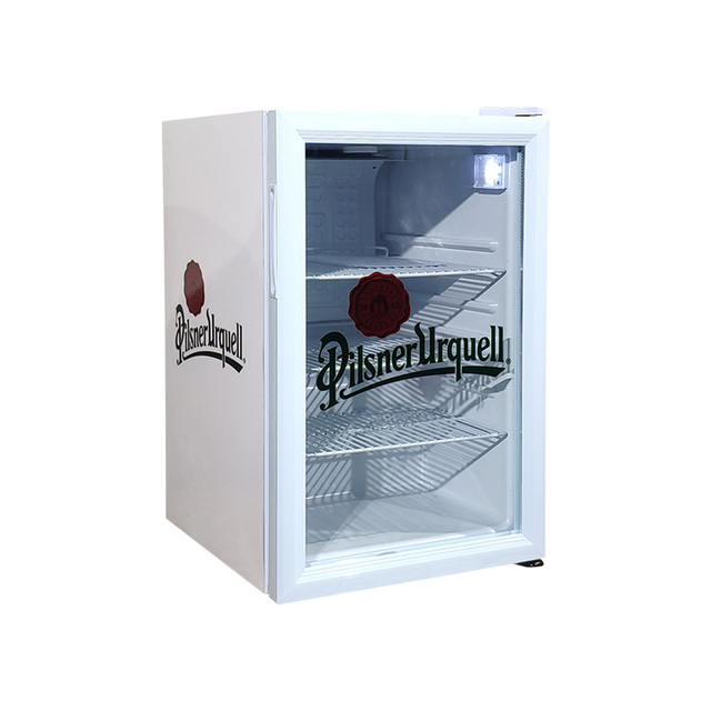 Meisda SC68 68L Customizable Mini Display Fridge Single-Temperature Glass Solid Door Refrigerator Compressor Cooling Electricity