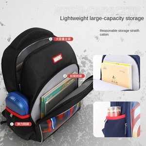 Marvel scuola primaria zaino per ragazzi <span class=keywords><strong>di</strong></span> primo grado Spider-Man cartone animato decompressione crinale stile moda poliestere all'ingrosso - Product Image 2