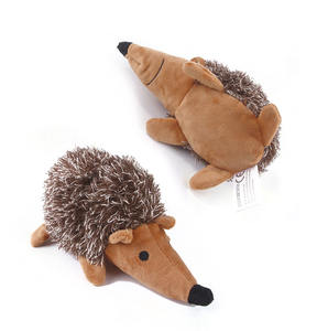 卸売歯モラーインタラクティブ環境にやさしいクリンクル犬のおもちゃきしむハリネズミの形咬傷耐性ぬいぐるみ犬の噛むおもちゃ - Product Image 2