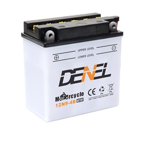 DENEL-arrancador <span class=keywords><strong>de</strong></span> batería 12n103b <span class=keywords><strong>aki</strong></span> 12N9-4B, baterías <span class=keywords><strong>de</strong></span> plomo ácido 12v 9ah, batería recargable para motocicleta - Product Image 3