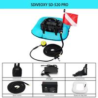 Ventilateurs de plongée sous-marine portables étanches à haute pression d'oxygène de 9 mètres, rechargeables, 52L/Min, pour snorkeling et hookah