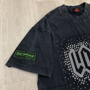 เสื้อยืดสำหรับผู้ชายเสื้อผ้าแนวสตรีทเสื้อยืดผ้าฝ้าย100% หายไปความซับซ้อน - Product Image 6