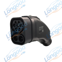 Adaptador LONGOOD 2026 CCS2 a GBT, Nuevo Conector EV CE de 300A, Carga Rápida para Vehículos Eléctricos GBT de China en Estaciones de Carga CCS2 de la UE