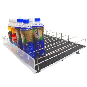 Estante rodante con resorte para enfriadores de bebidas, estante de alimentación por gravedad con divisores para reposición automática - Exhibidor FIFO para <span class=keywords><strong>supermercado</strong></span> - Product Image 6