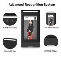 Terminal de Reconocimiento Facial Dinámico con IA de 7 Pulgadas, OEM ODM, con WiFi, 4G LTE y Servidor en la Nube, para Venta al Por Mayor, Suministro de Fábrica en China