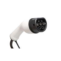 5 metros monofásico 3 PAHSE 16A 32A TIPO 2 AC EV Cable cargador 7kW 11kW 22KW 380V Cable de enchufe único personalizar la longitud