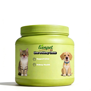 Suplementos Alimenticios para Mascotas OEM/ODM, Golosinas Masticables para el Hígado y los Riñones, Marca Privada, Alimento para <span class=keywords><strong>Perros</strong></span> y Gatos - Product Image 1