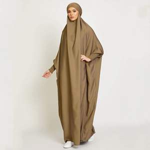 Vêtement de prière musulman en gros, abaya, jiabab, foulard de tête, abaya de prière islamique, khimar, jilbab, jupe longue, vêtements <span class=keywords><strong>pour</strong></span> femmes - Product Image 3