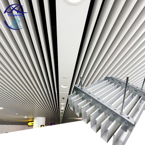 <span class=keywords><strong>Système</strong></span> de plafonds suspendus linéaires en aluminium en forme de <span class=keywords><strong>U</strong></span>, panneaux de plafond linéaires en aluminium, faux plafonds à baffle - Product Image 2