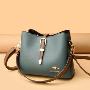 New Factory Wholesale Large Capacity Women's Handbag <b>Tote</b> Shoulder Bag Pu Leather Lady Fashion Designer Messenger Bag - Product Image 5