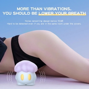 Nuevo lindo vibrador de succión de nube, Mini vibrador de hongo, Juguetes sexuales para mujer, juguetes de placer para adultos - Product Image 4