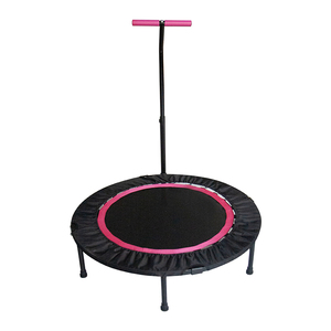 Mini trampolín de interior con mango ajustable <span class=keywords><strong>para</strong></span> saltar, <span class=keywords><strong>cama</strong></span> de acero <span class=keywords><strong>para</strong></span> Fitness, uso doméstico, trampolín de ejercicio <span class=keywords><strong>para</strong></span> niño y niña a la venta - Product Image 3