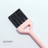 Brosse de nettoyage numérique rose et noire, moderne, petite, en plastique PP, pour clavier, ordinateur portable et ordinateur