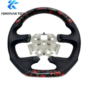 <span class=keywords><strong>Volante</strong></span> <span class=keywords><strong>Deportivo</strong></span> Personalizado <span class=keywords><strong>para</strong></span> <span class=keywords><strong>Falcon</strong></span> FG/Ba/XR6, Estilo Racing, de 3 Radios, en Fibra de Carbono Forjada y Cuero, con Agarre de 40MM - Product Image 1