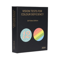 2026 High Quality Optometry Instrument for Color Blindness for Test Hot Selling Book 38 Plates 1 Year Warranty