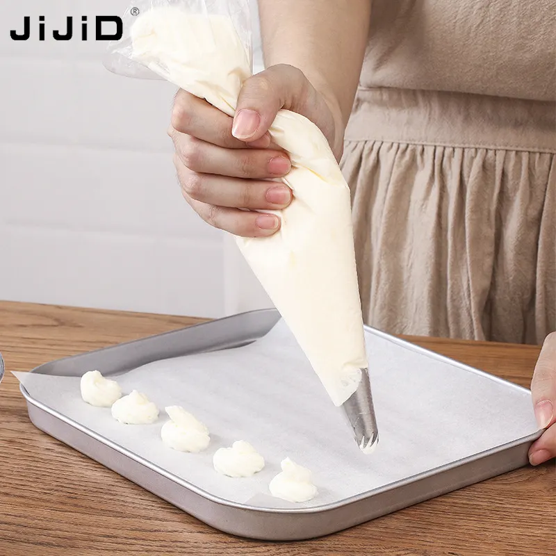 JiJiD Hot Party Supplies Reusable Pastry Bags Large Middle Small Size Custom Disposable Pet Cake Baking Pastry Piping Bags