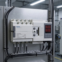 NTDT85 250A II 3P/4P AC230V Commutateur de transfert automatique double alimentation ATS pour le transfert de puissance de secours des centres de données