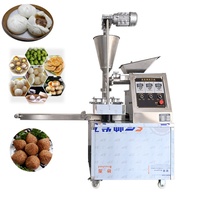 Machine Commerciale Automatique Professionnelle en Acier Inoxydable de Qualité Alimentaire pour la Fabrication de Pains Vapeur, de Boulettes de Soupe, de Momo et de Kibbeh