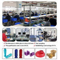 Custom CNC Fabrication Service Anodizing Small Metal Milling Parts Aluminium Alloy for Keyboard Keycaps/Auto/Motor Accessories