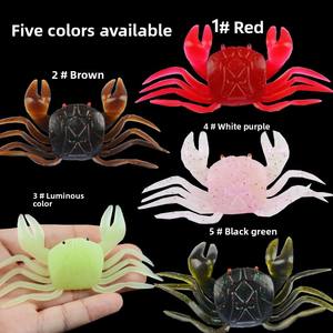 Produttore diretto 3D bionico morbido granchio esca <span class=keywords><strong>per</strong></span> la <span class=keywords><strong>pesca</strong></span> <span class=keywords><strong>in</strong></span> <span class=keywords><strong>mare</strong></span> ad alta visibilità Long Shot Live esca di plastica Zander spigola - Product Image 2