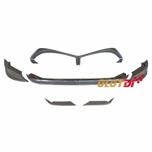 New High Quality OTE Style Carbon Fiber Front Bumper Lip Chin Spoiler and Front <b>Splitter</b> Bolt-On for 2022+ for Genesis G70 - Product Image 6
