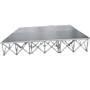 Nonslip Bề mặt nhôm di động bằng gỗ nền tảng sân khấu với trống sân khấu risers - Product Image 5