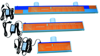 Cascade de piscine extérieure, décoration paysagère, lame d'eau, cascade descendante de piscine avec lumière LED colorée
