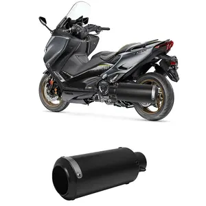 Sepeda motor Bodywork hitam Aftermarket sistem knalpot sepeda motor knalpot Universal