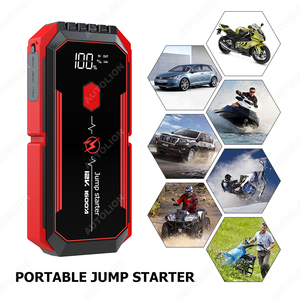 Jump <span class=keywords><strong>Starter</strong></span> 12V Arrancador de batería de coche de alta potencia Banco de energía Multifunción Batería de litio portátil Arrancador de batería de coche - Product Image 6