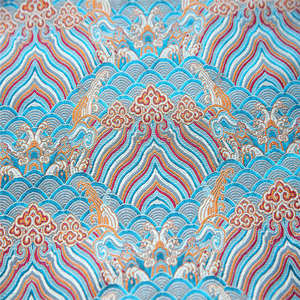 ชุดเดรสผ้า<span class=keywords><strong>ไหม</strong></span>ผ้าไหมจากจีนสำหรับผู้หญิงผ้าแจ็คการ์ด - Product Image 5