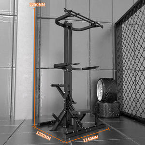 Machine professionnelle d'assistance pour tractions et dips pour salle de sport à domicile, entraîneur de position debout et à genoux avec système de contrepoids pour tractions et dips - Product Image 2