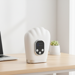 Massaggiatore Elettrico Portatile Senza Fili con Compressione ad Aria per Dita e Palmo, Guanto Rilassante Avvolgente OEM JY-918 - Product Image 1