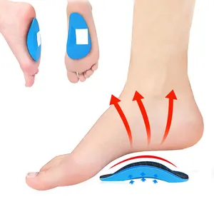 قوس دعم حشايا حذاء للأقدام مسطحة قوس دعم منصات ل التهاب اللفافة الأخمصية ، لاصق النعال ل تخفيف الألم للنساء الرجال