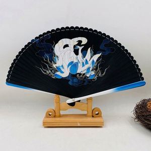 Éventail pliant en bambou de haute qualité pour Halloween, produit artisanal en bambou - Product Image 5