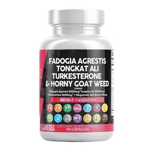 OEM ALL-in-One Natürliche Antioxidantien-Nahrungsergänzungsmittel Tongkat Ali Fadogia Agrestis Turkesteron Energie Darmgesundheit Unterstützung 60 Kapseln - Product Image 2