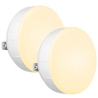 Veilleuse LED mini à capteur de lumière automatique, à brancher, 2700K blanc chaud, idéale pour chambre, couloir, salle de bain - Meilleure vente