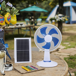 Mechanical Control Car Ventilation Fan-Portable Solar & Battery <b>Powered</b> Foldable Design Mechanical Control Easy to Use and Maint - Product Image 3