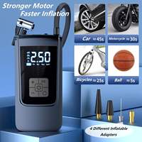 Cordless Rechargeable Digital 150Psi Inflation Car Electric Portable Compressor Tyre Air Pump Tire Inflator